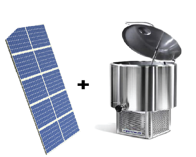Solar Powered milk coolers